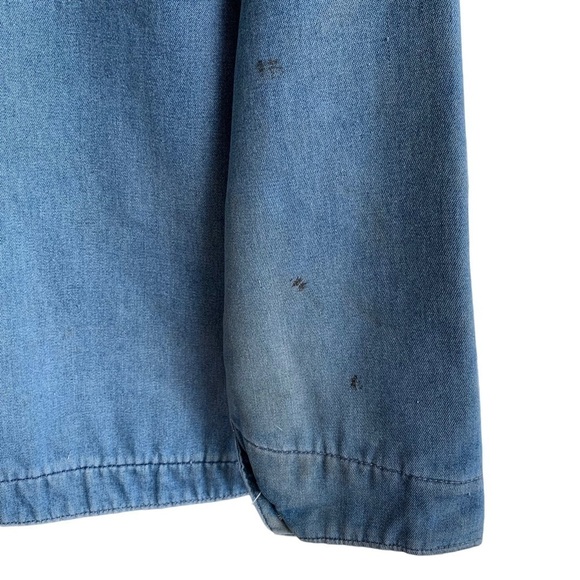 Vintage Big Mac Blanket Lined Denim Barn Coat Chore Jacket Men’s Size XL - Picture 9 of 13